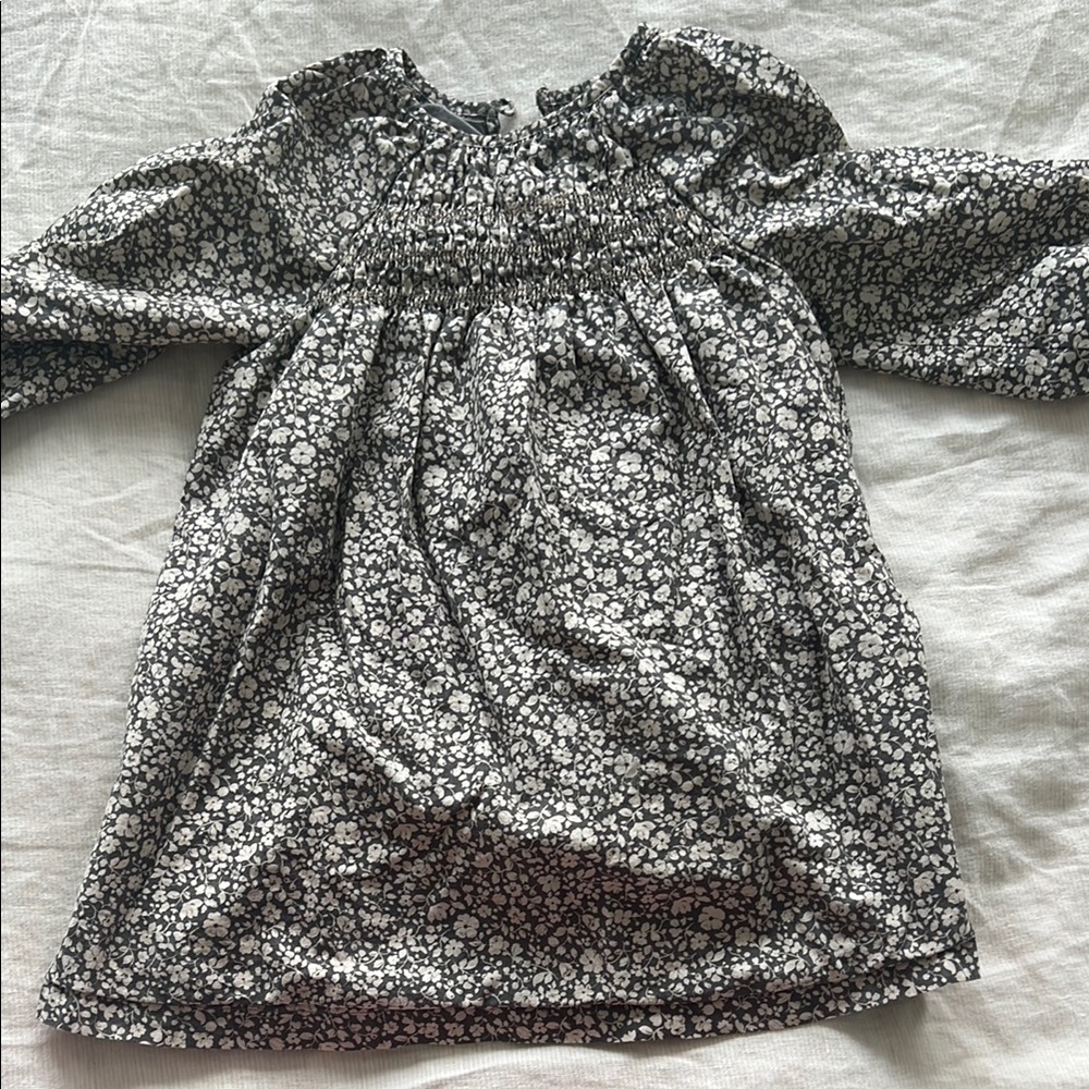 Zara Floral Smocked Dress